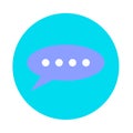 Icon dialog communication illustration - bubble conversation chat Ã¢â¬â speech symbol